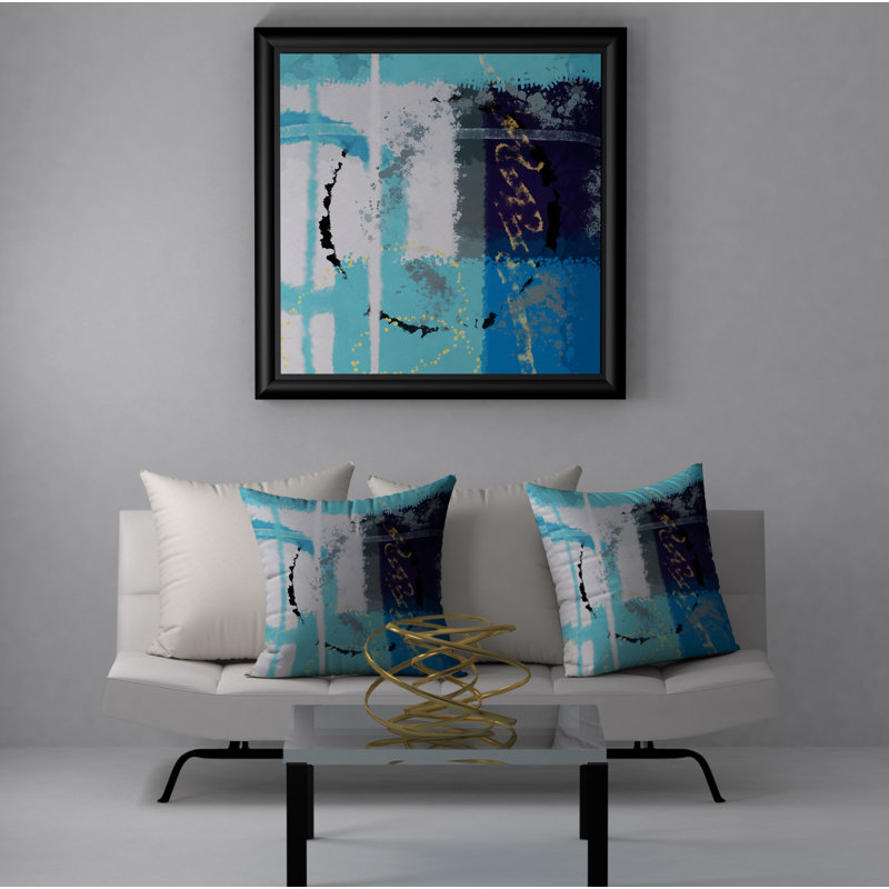 Reversible Throw Pillow, 24" x 24"