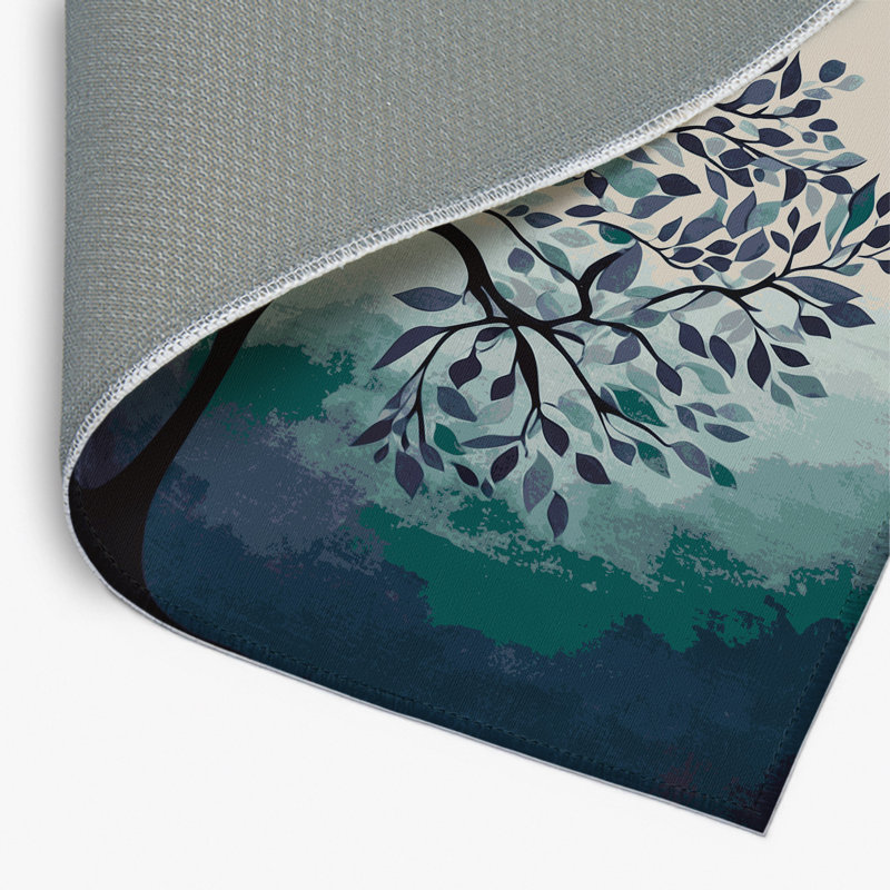 Tapis d'intérieur et d'extérieur Whimsical Woodland, Rectangulaire 8 pi x 10 pi