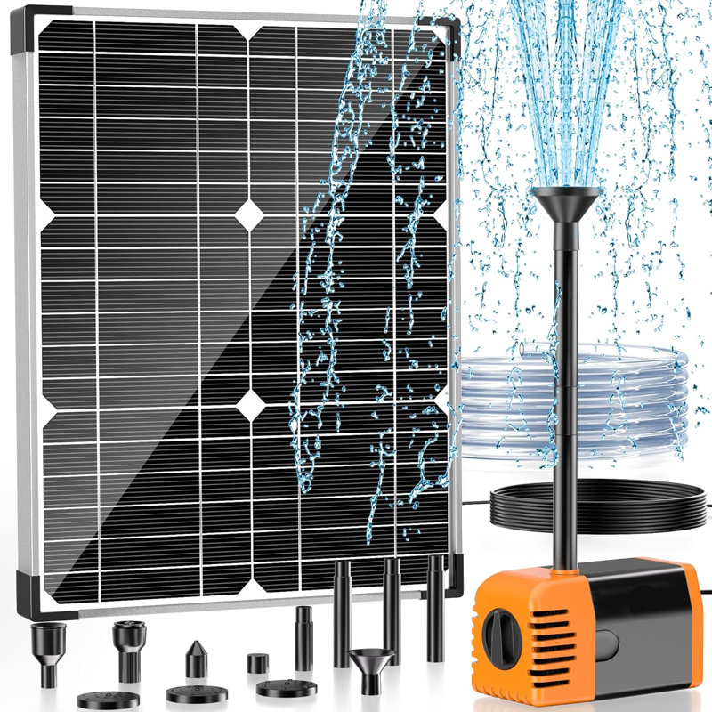 12W Solar Submersible Fountain Pump
