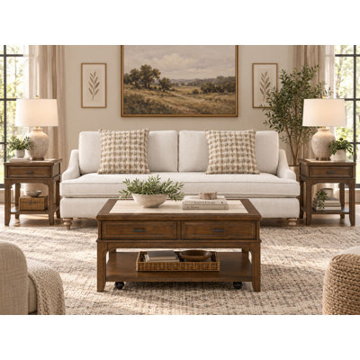 Arlington Cocktail Table with Casters