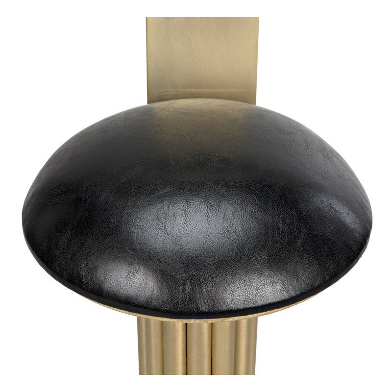 Sedes Swivel Upholstered Stool with Metal Frame, Bar Stool (43” Seat Height)