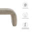 Banc d'appoint en chenille 50,5 po Modway Dax-95616614