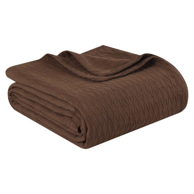 Couverture thermique en coton tissé toutes saisons Blue Nile Mills Elias