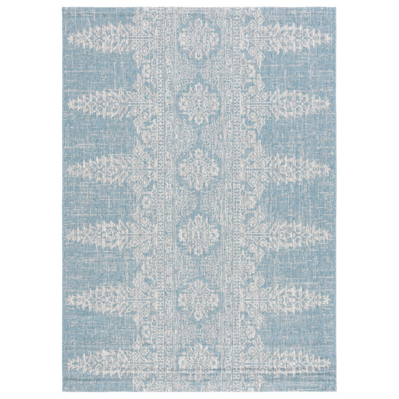 Courtyard Performance Floral Indoor/Outdoor Area Rug, Rectangle 5'3" x 7'7"