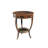 Circulo Solid Wood End Table with Storage
