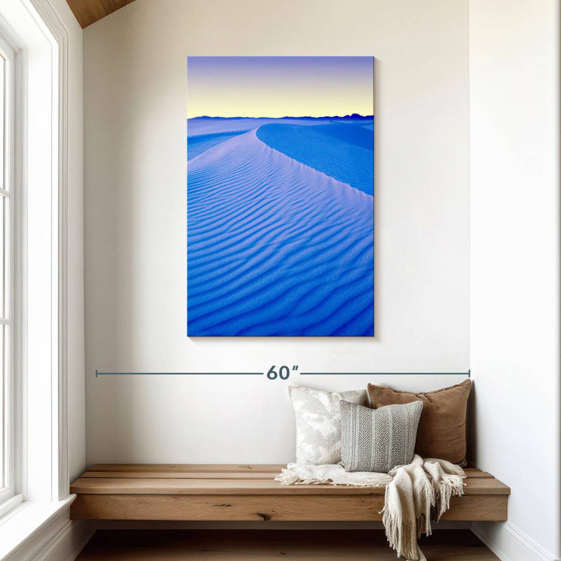 Alvord White Sands Blue Desert, 45" H x 30" W