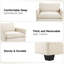 Fauteuil en velours côtelé avec repose-pieds Redenius-91901459
