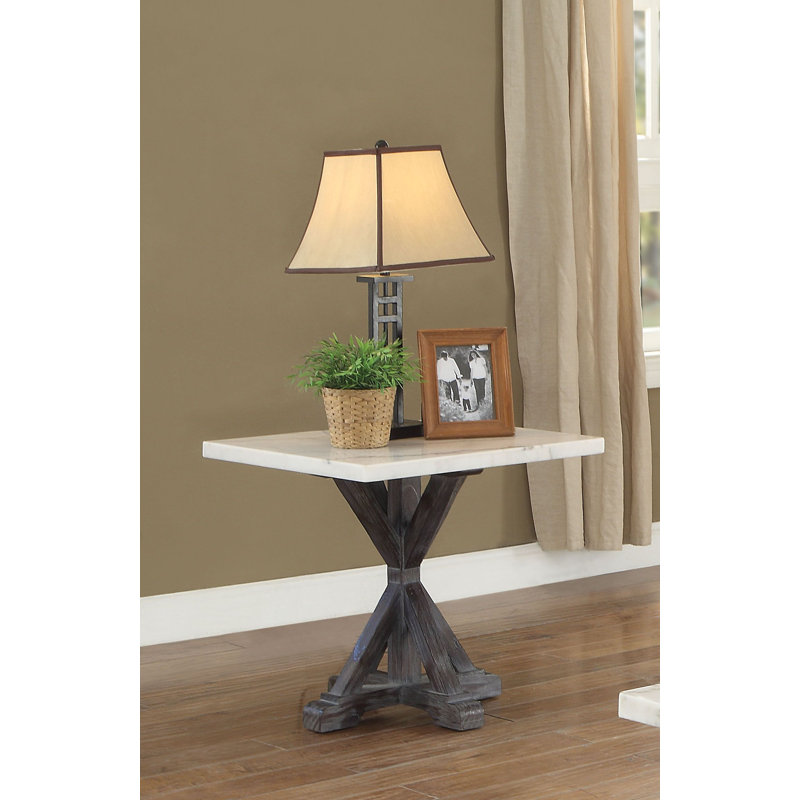 Muldoon Marble Top End Table