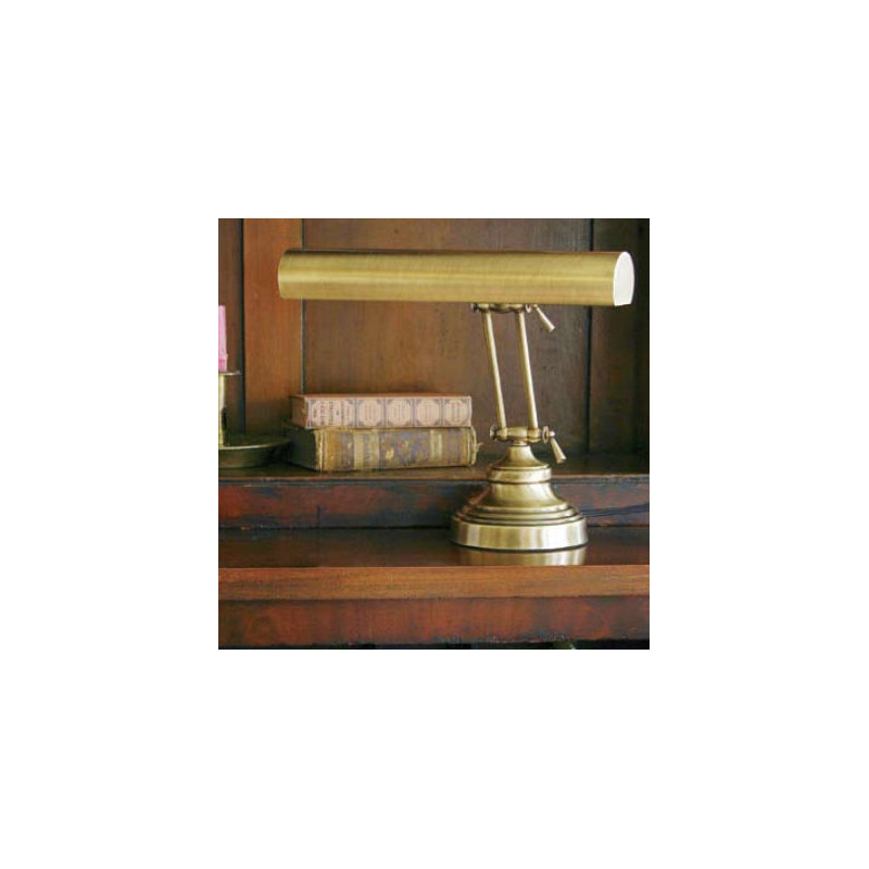 Advent Piano Table Lamp, Antique Brass