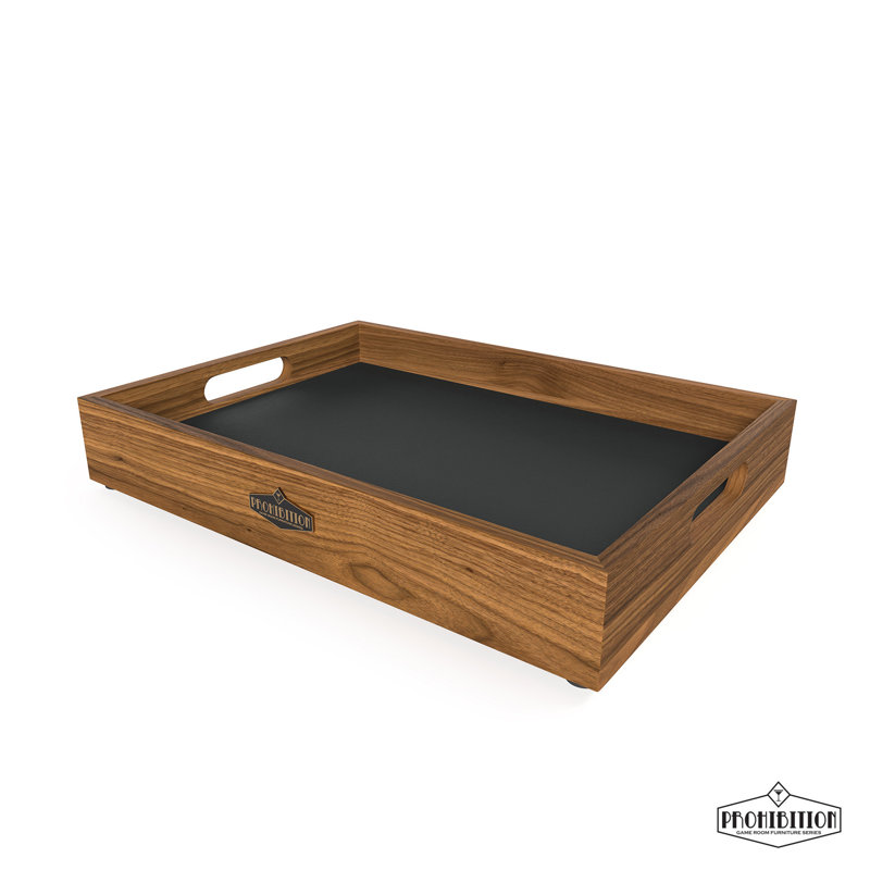 Plateau Prohibition Series par RAM Game Room, Noyer