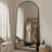 Arched  Metal Oversized Full-Length Mirror-1999766904-1991024061