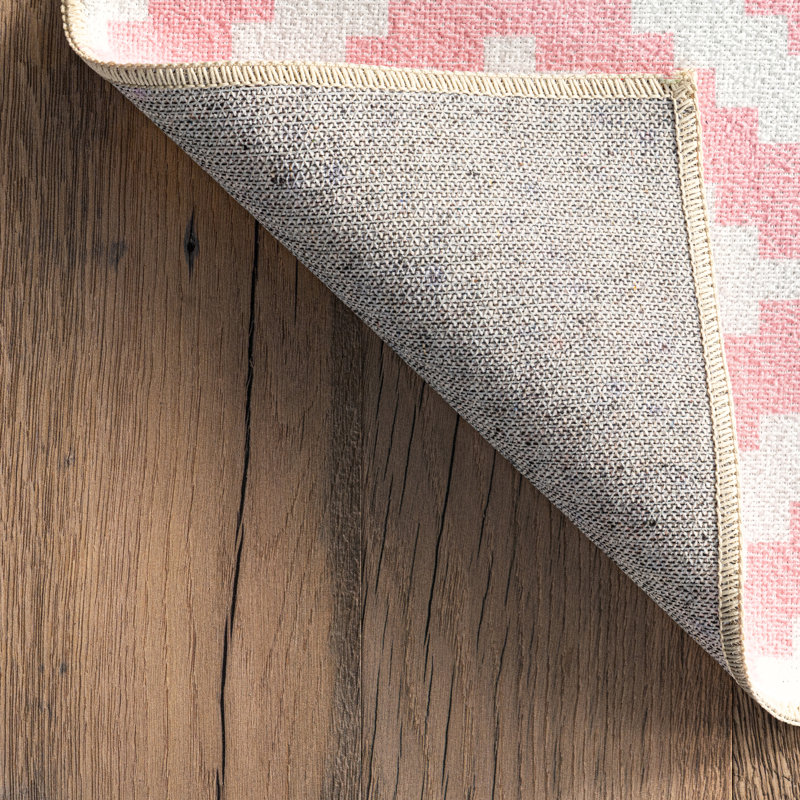 Kellee SpinClean Machine Washable Modern Diamonds Area Rug, Rectangle 8' x 10'