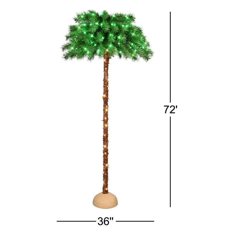 Arbre de Noël illuminé 6 pi