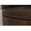 Fauteuil demi-tonneau pivotant 100% cuir italien Crandell-804777101