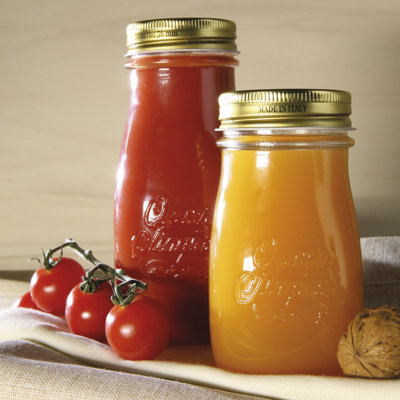 Bouteille de conserve avec couvercle Quattro Stagioni