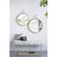 Charmant miroir mural circulaire avec cadre en fer durable pour la décoration intérieure-995135876