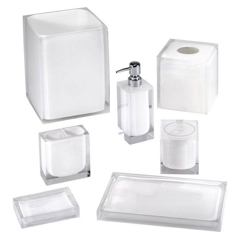 Iz Marina Blue Bath Lotion Dispenser, White