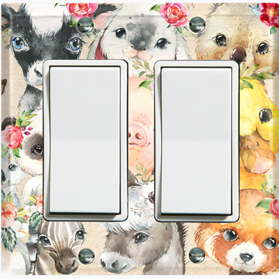 2 - Gang Rocker Standard Wall Plate