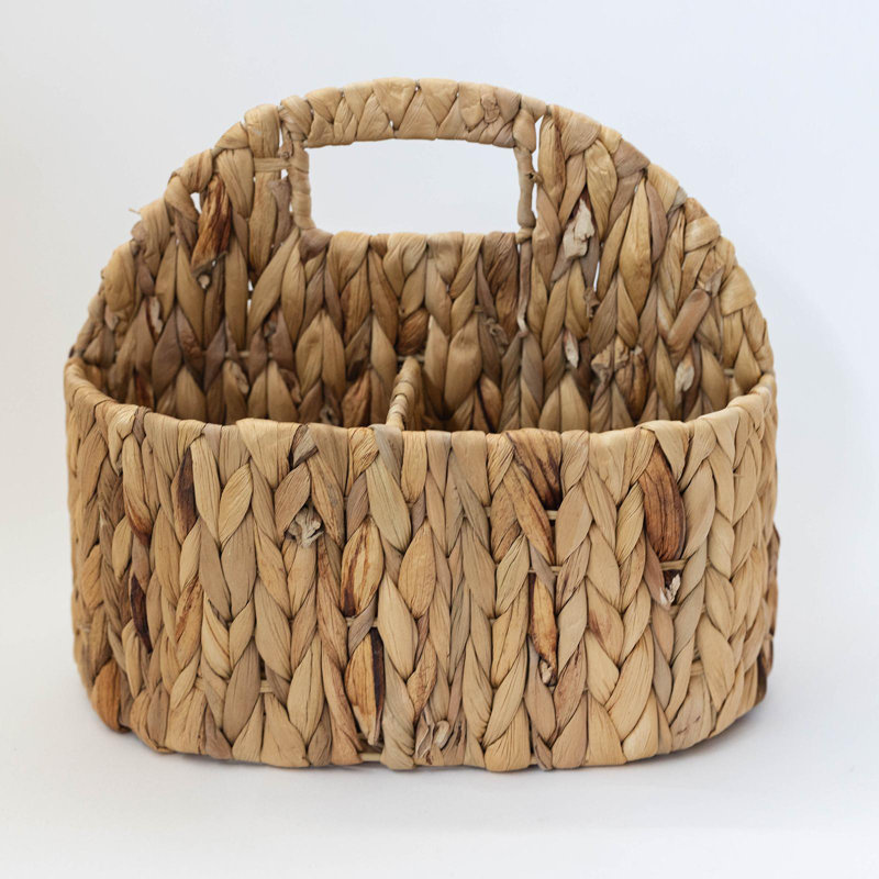 Panier tissé avec 4 compartiments