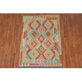 One-of-a-Kind Rectangle Vankirk Rectangle 4' X 5'8'' Wool Area Rug