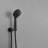 Wall Mounted Shower System With Handheld Shower 2 Handle Shower Faucet Set Brass Shower Trim Kit With Pressure Balance Valve-123467903