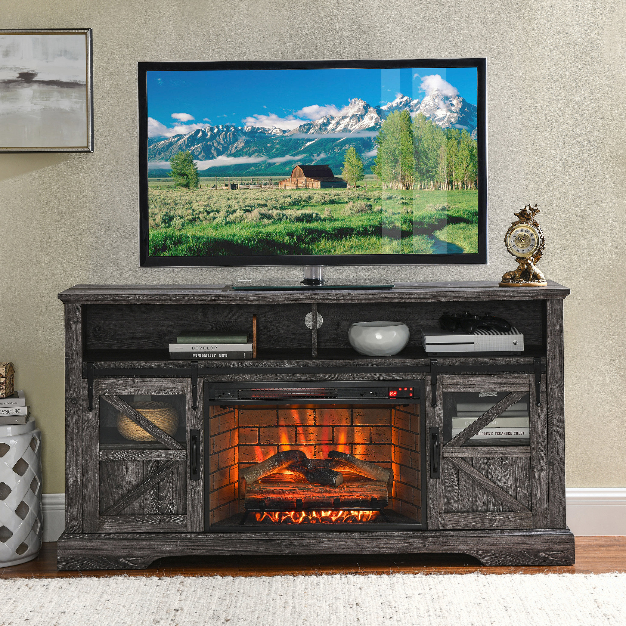 August Grove® Budwig 60'' Media Console | Wayfair