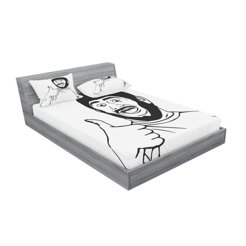 Microfiber Sheet Set, Full Sheet Set with 2 Pillowcases
