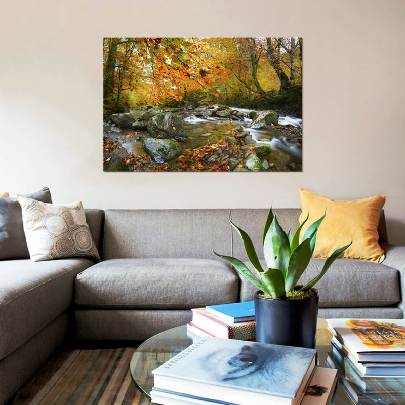 «The Rusty River», reproduction de photo sur toile, H 40 po x l 60 po x P 1,5 po, Toile tendue