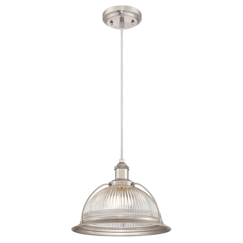 Ashtabula 1 - Light Silver Single Pendant