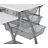 56.75'' x 23.75'' Foldable Sewing Table with Sewing Machine Platform-37244115-37244116