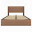 Base de lit plateforme en bois avec rangement relevable