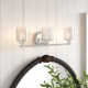 Shannon 3 Light Frosted Dimmable Vanity Light