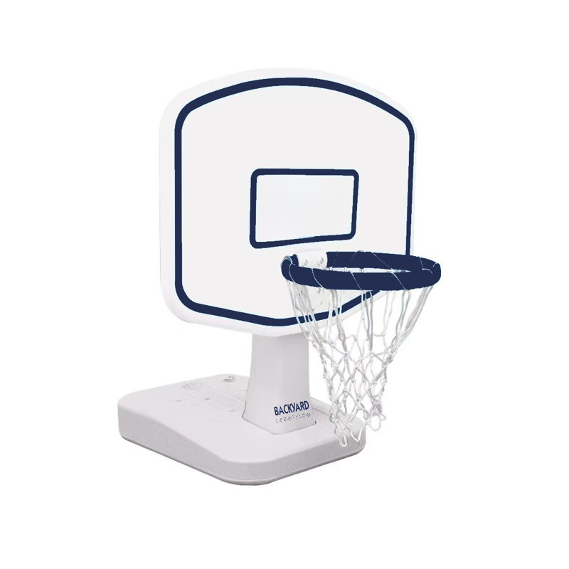 Panier de basketball pour cour arrière, Blanc
