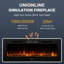 YODOLLA Black Electric Fireplace Insert-109700458