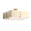 Exos Square Large Double Shade Semi Flush Mount-71819026-72070624
