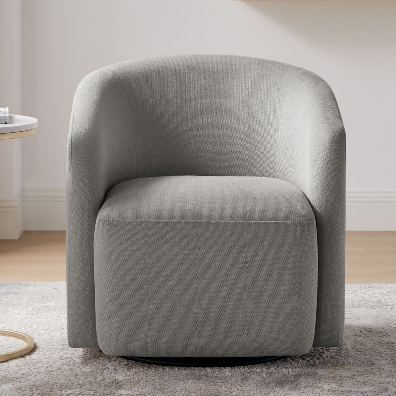 Fauteuil demi-tonneau Modern, Gris
