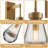 Dayley Modern Raindrop Wall Sconces for Bathroom (Set of 2)-338442298