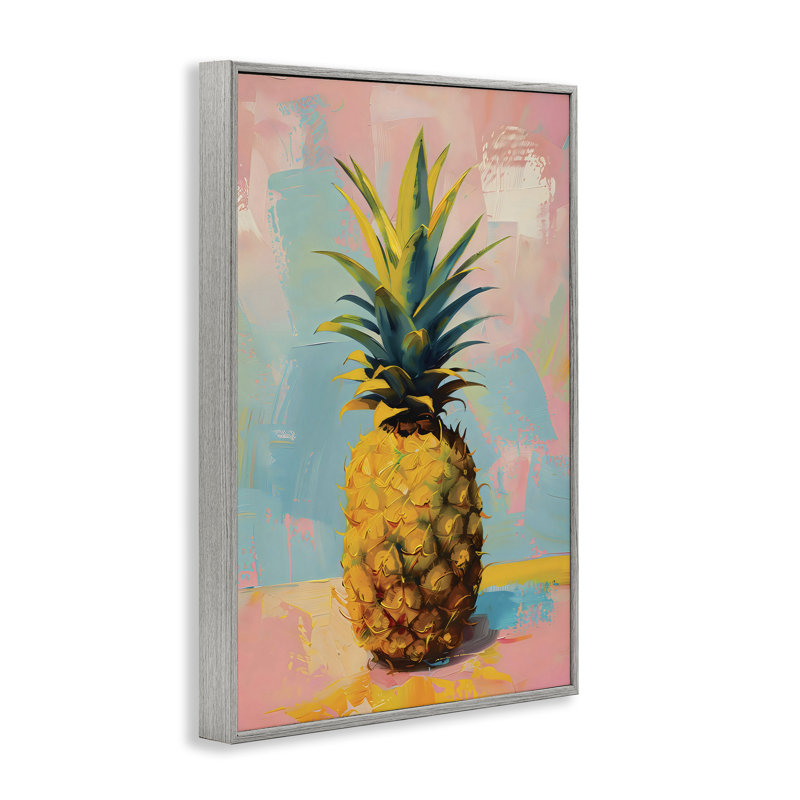 Giclée encadrée «Dream Ananas» par Lsr Design Studio, H 18 po x l 12 po, Estampe numérique Farmhouse