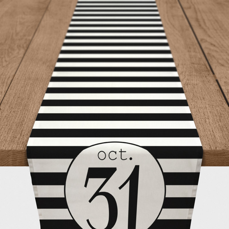 Chemin de table 31 octobre Ceylon, L 72 po x l 16 po