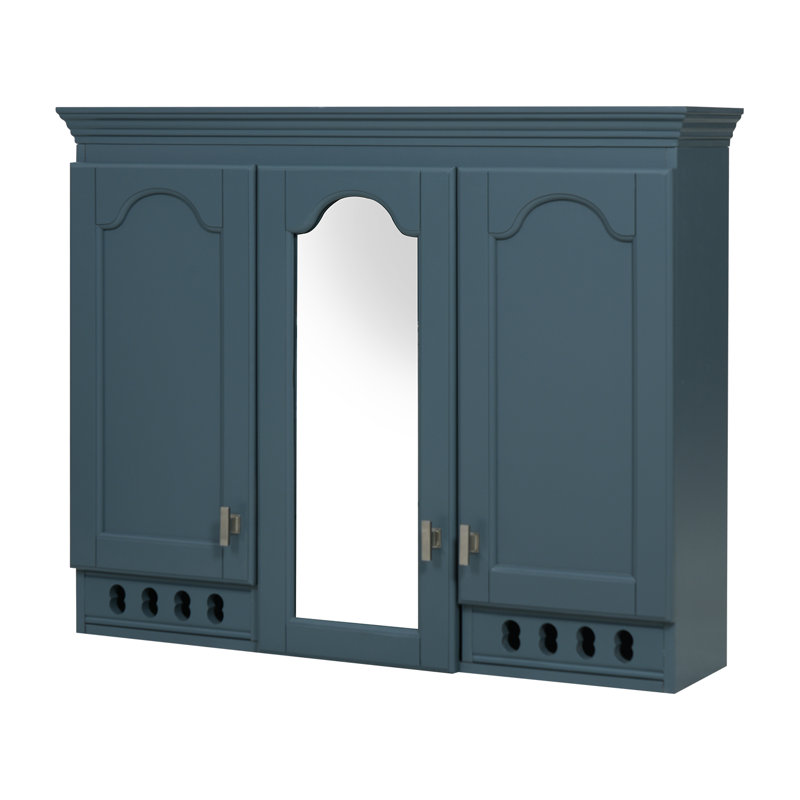 Armoire murale avec tablettes réglables, Blue