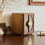 Boîte à bijoux en bois 5 couches avec double porte