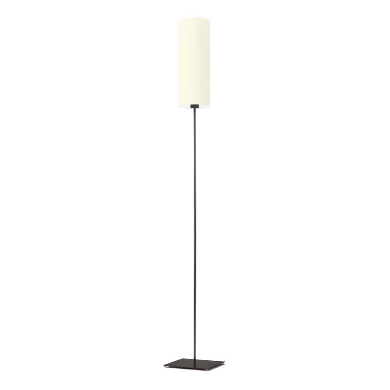 Florencja 165cm Traditional Floor Lamp, Ecru, Black