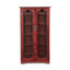 Armoire multimédia à panneau de fenêtre noire-33089847