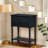 Console Table With 3 Drawers And Bottom Shelf-1065609754