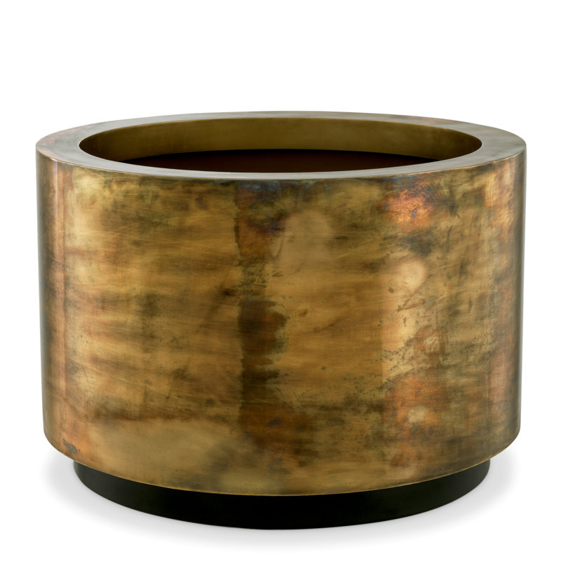 Jasper Handmade Metal Planter, 21.26" H x 31.3" W x 31.3" D