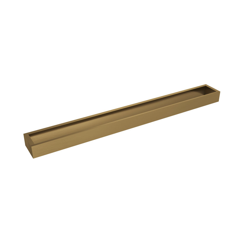 Barre à serviettes murale Erupt, Or brossé foncé, 24"