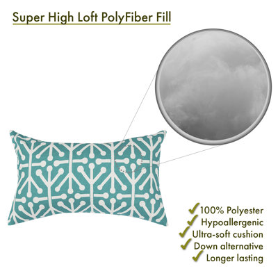Pacific Aruba Ikat Reversible Throw Pillow