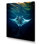 Manta géant bleu océanique - reproduction d'art mural plage et océan