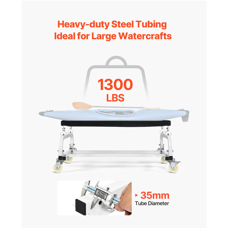 Chariot de rangement Watercraft, H 19,6 po x l 52 po x P 33 po
