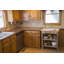 Cucina Elegante Kitchen Cart with Wood Top-19003835